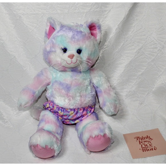 Build-A-Bear Workshop Other - 16" Build-A-Bear Pastel Swirl Cat Plush